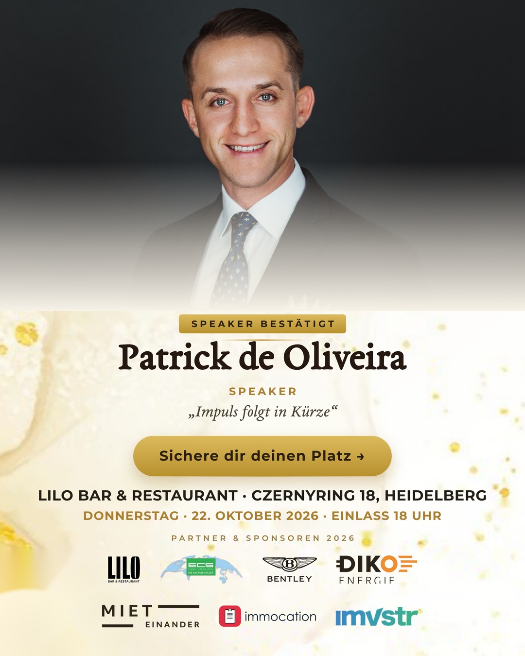 Speaker-Motiv von Patrick de Oliveira
